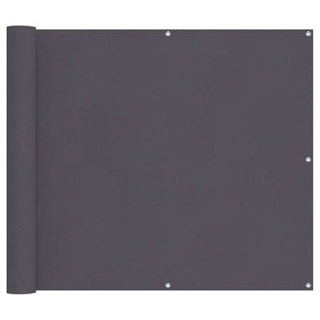 Écran de balcon Vidaxl 90x300 cm Oxford tissu anthracite