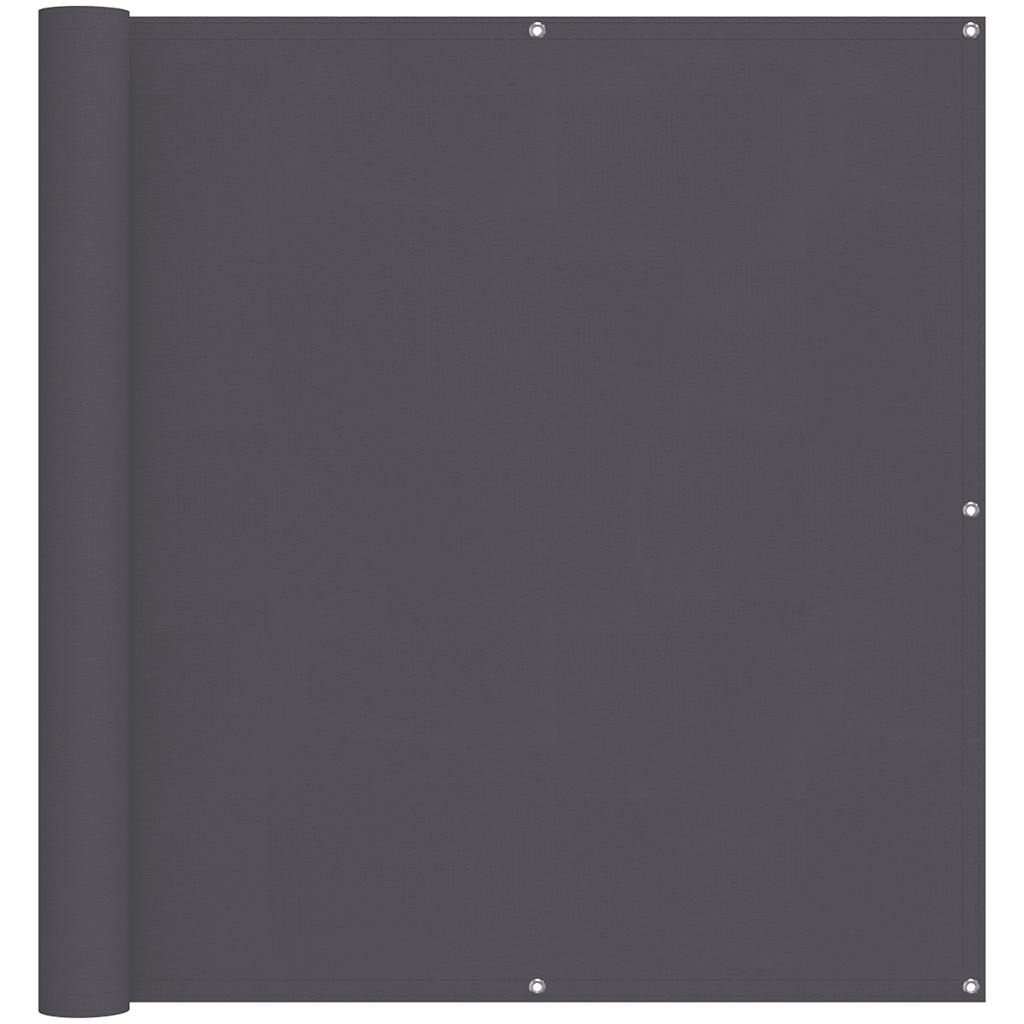 Écran de balcon Vidaxl 120x300 cm Oxford Fabric Anthracite