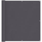 Écran de balcon Vidaxl 120x300 cm Oxford Fabric Anthracite