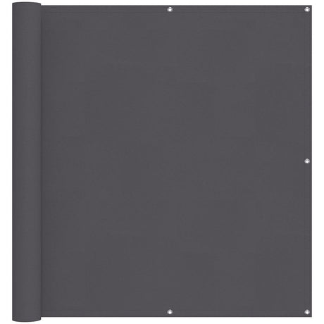 Écran de balcon Vidaxl 120x300 cm Oxford Fabric Anthracite