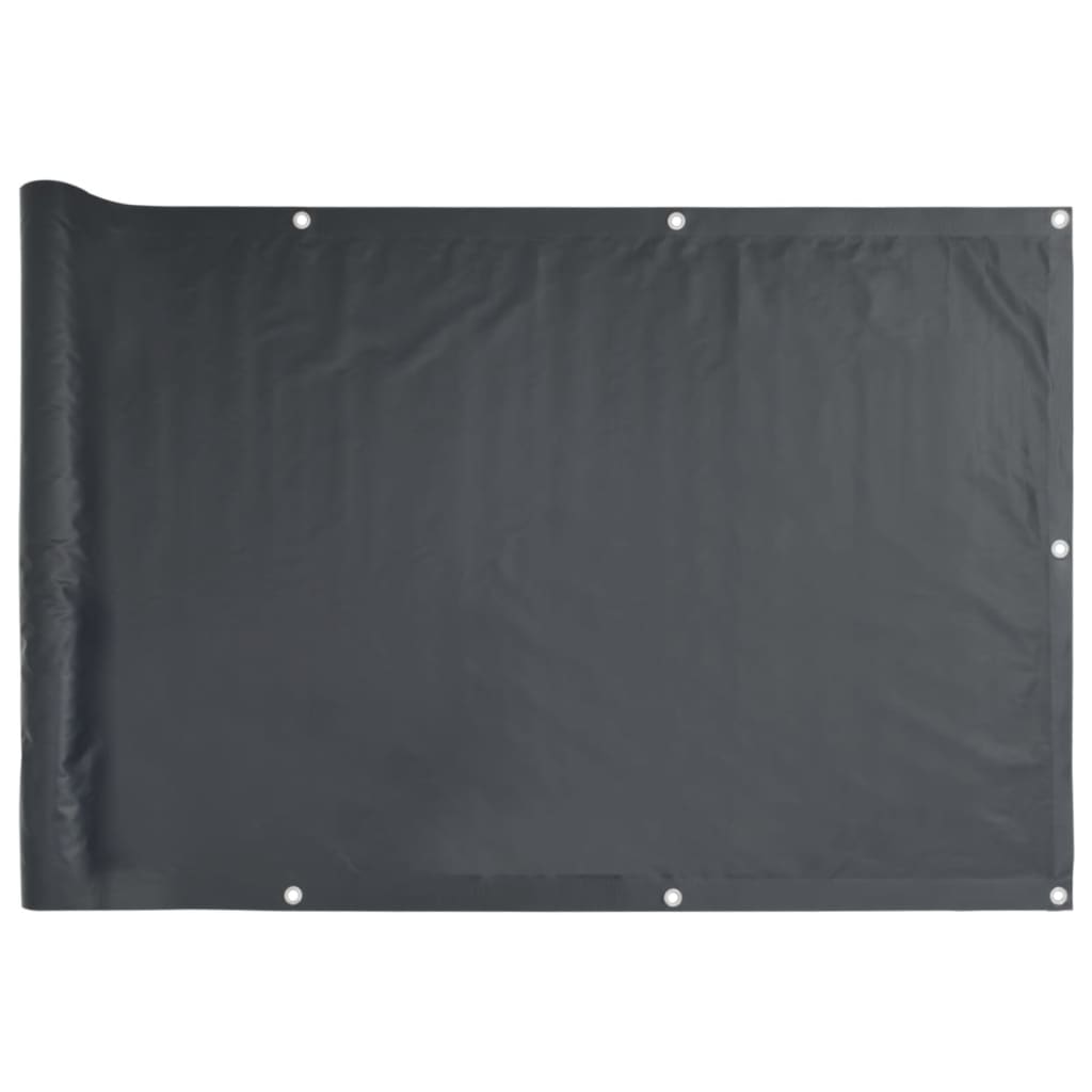 Vidaxl balkongskjerm 120x400 cm Oxford Fabric Anthracite