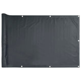 Vidaxl balkongskjerm 120x400 cm Oxford Fabric Anthracite