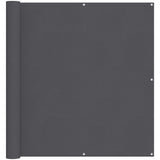 Écran de balcon Vidaxl 120x500 cm Oxford Fabric Anthracite