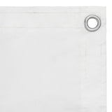 Écran de balcon Vidaxl 75x300 cm Oxford tissu blanc