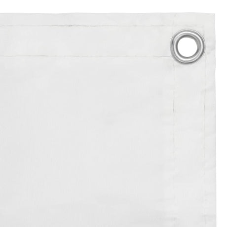 Écran de balcon Vidaxl 75x300 cm Oxford tissu blanc
