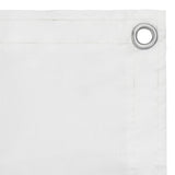 Écran de balcon Vidaxl 75x500 cm Oxford tissu blanc