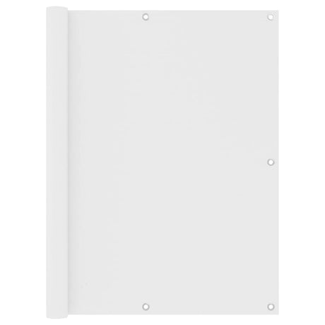 Écran de balcon Vidaxl 120x300 cm Oxford tissu blanc