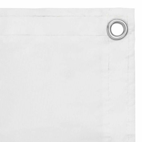 Écran de balcon Vidaxl 120x300 cm Oxford tissu blanc