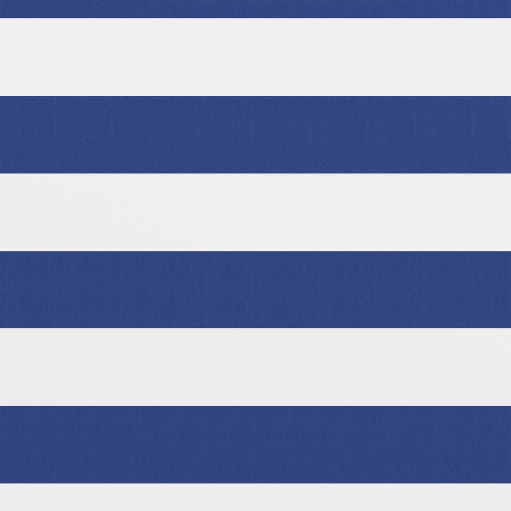 Écran de balcon Vidaxl 90x300 cm Oxford tissu blanc et bleu