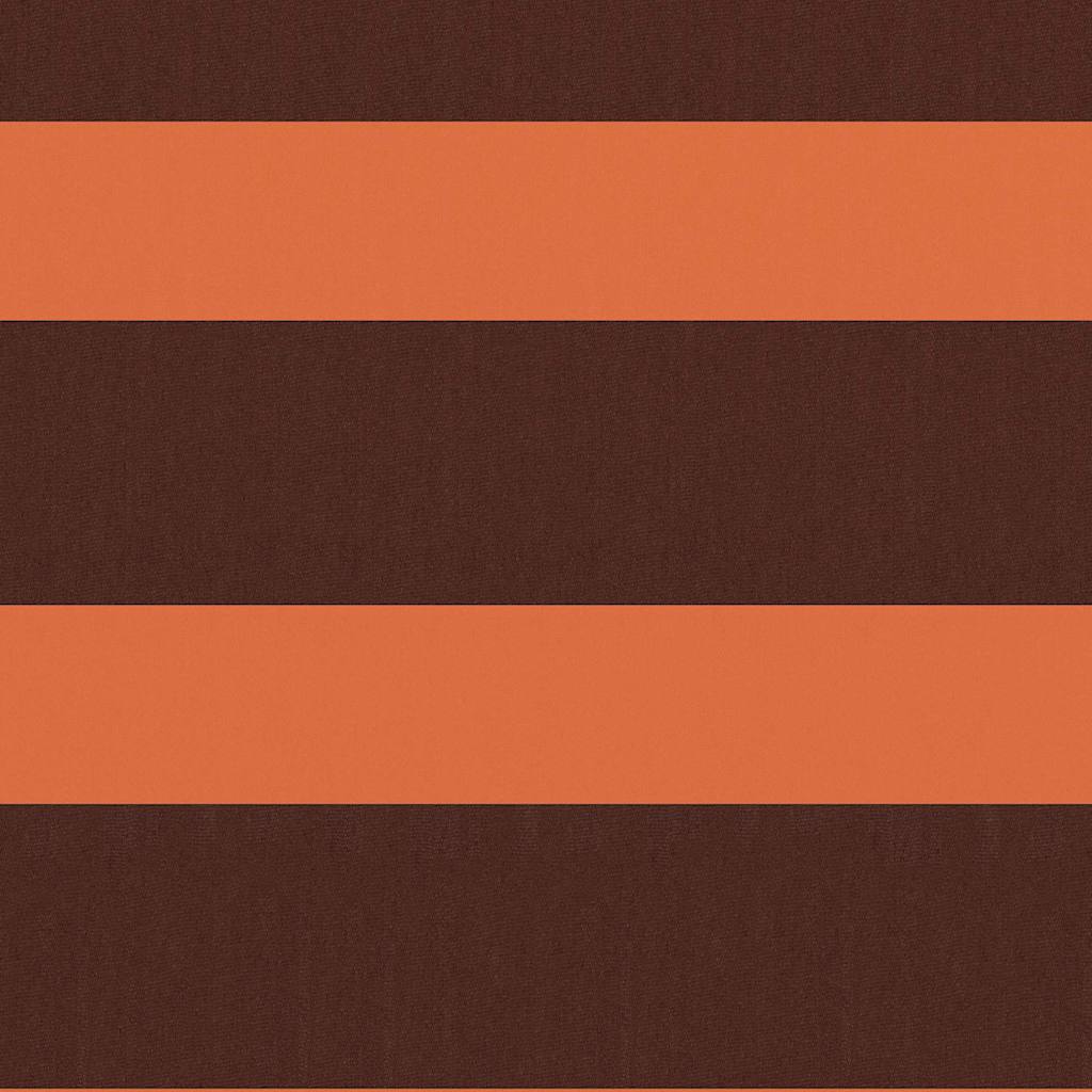Écran de balcon Vidaxl 75x400 cm Oxford tissu orange et marron