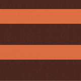Écran de balcon Vidaxl 75x500 cm Oxford tissu orange et marron