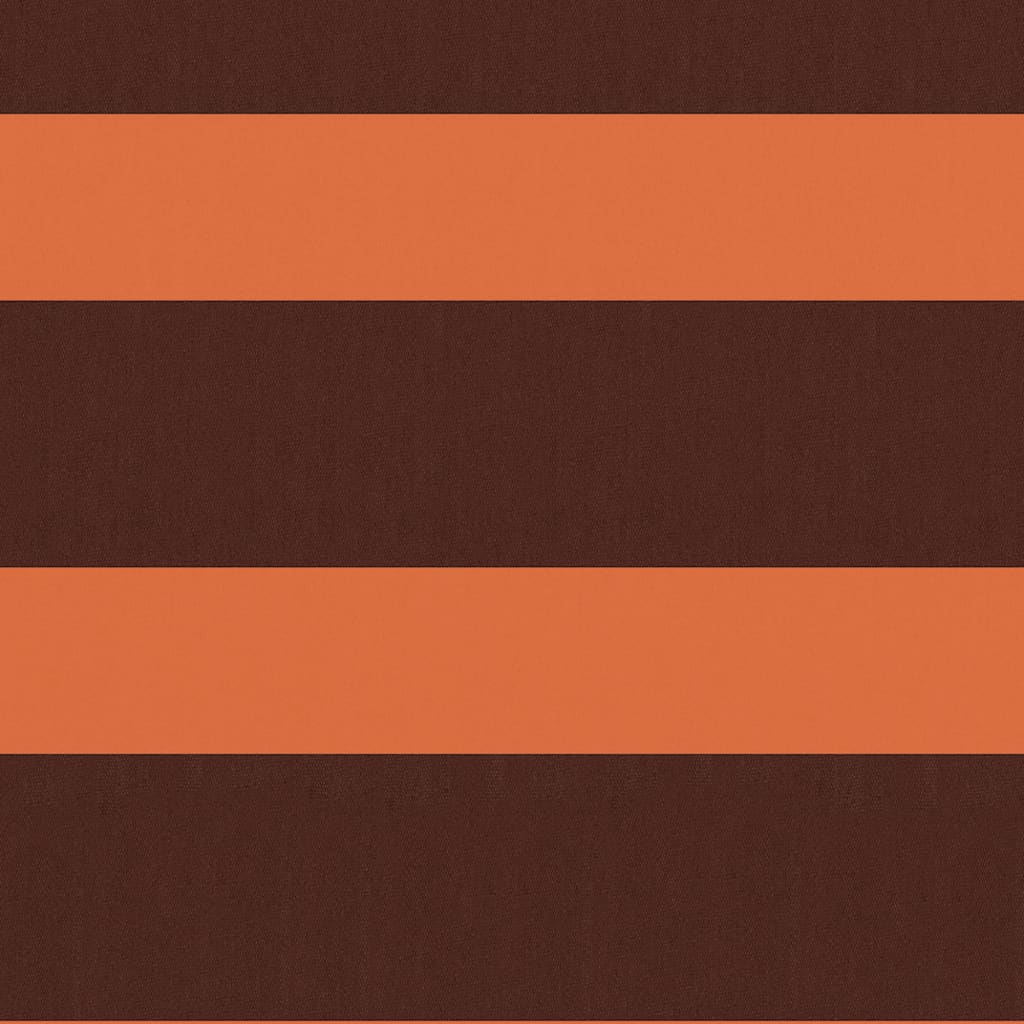 Écran de balcon Vidaxl 90x500 cm Oxford Fabric Orange and Brown