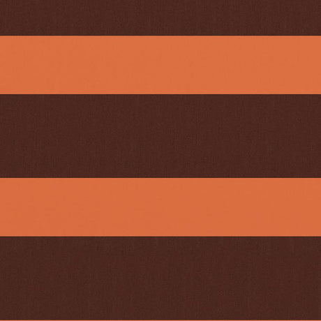 Écran de balcon Vidaxl 90x500 cm Oxford Fabric Orange and Brown