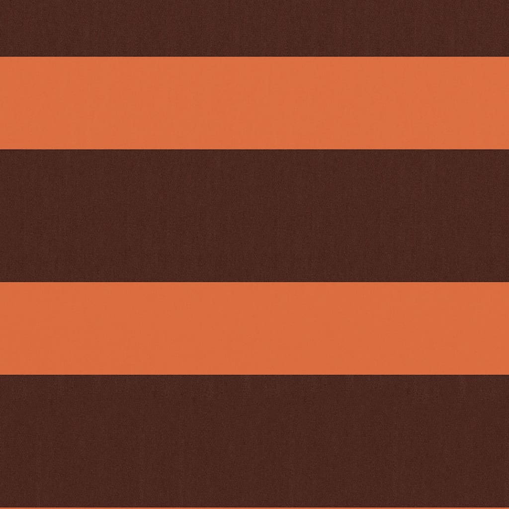 Écran de balcon Vidaxl 90x600 cm Oxford Fabric Orange and Brown