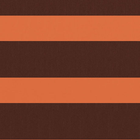 Écran de balcon Vidaxl 120x600 cm Oxford Fabric Orange and Brown