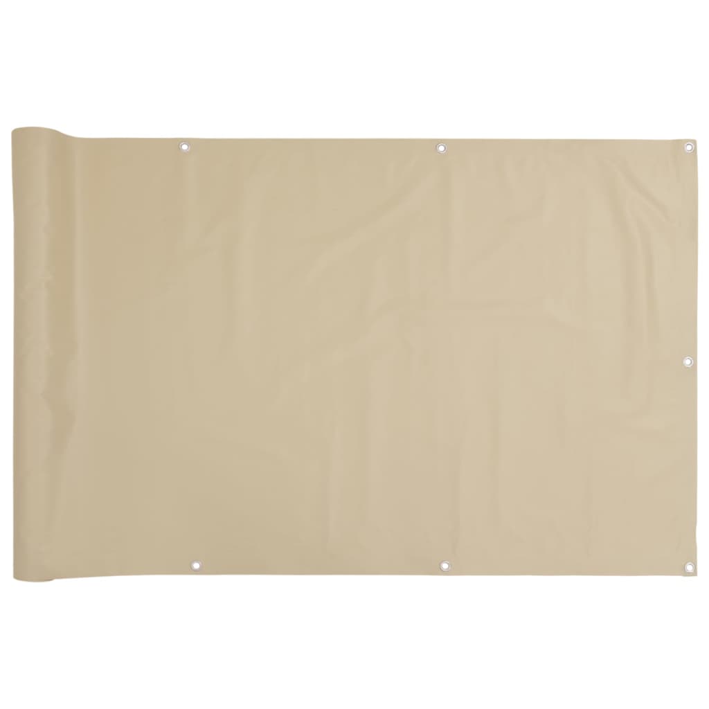 Vidaxl balkongskjerm 75x300 cm Oxford Fabric Beige