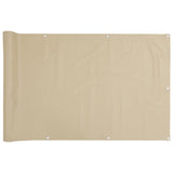 Vidaxl balkongskjerm 75x300 cm Oxford Fabric Beige