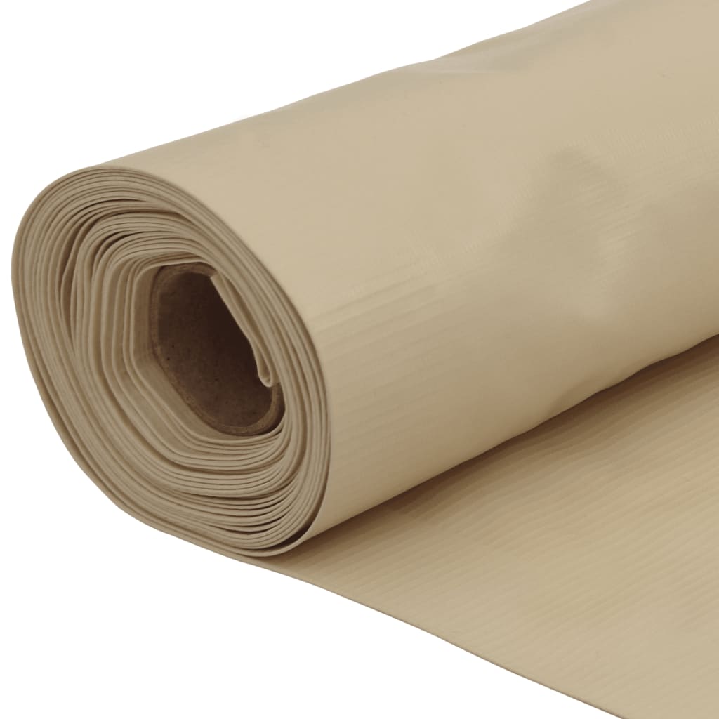 Écran de balcon Vidaxl 75x300 cm Oxford tissu beige