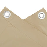 Écran de balcon Vidaxl 75x500 cm Oxford tissu beige