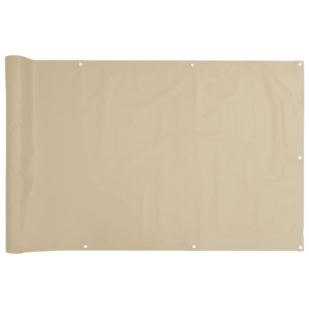 Vidaxl balkongskjerm 90x300 cm Oxford Fabric Beige