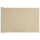 Vidaxl balkongskjerm 90x300 cm Oxford Fabric Beige