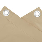Écran de balcon Vidaxl 120x400 cm Oxford tissu beige