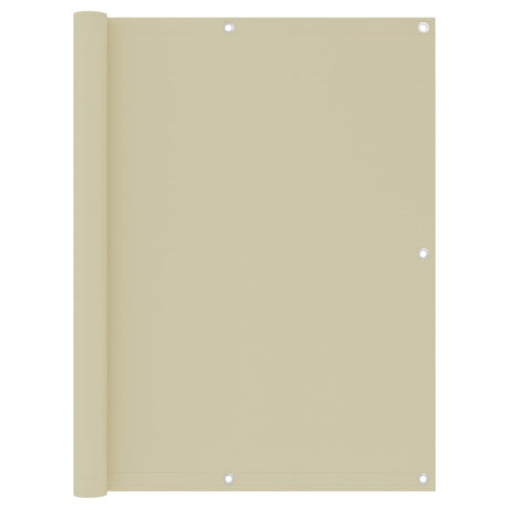 Écran de balcon Vidaxl 120x500 cm Oxford tissu terre casse