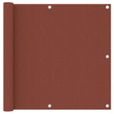 Écran de balcon de Vidaxl 90x300 cm Oxford tissu terre casse