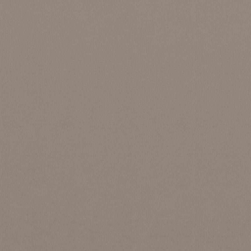 Écran de balcon Vidaxl 75x500 cm Oxford tissu taupe