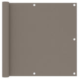 Vidaxl balkongskjerm 90x300 cm Oxford Fabric taupe