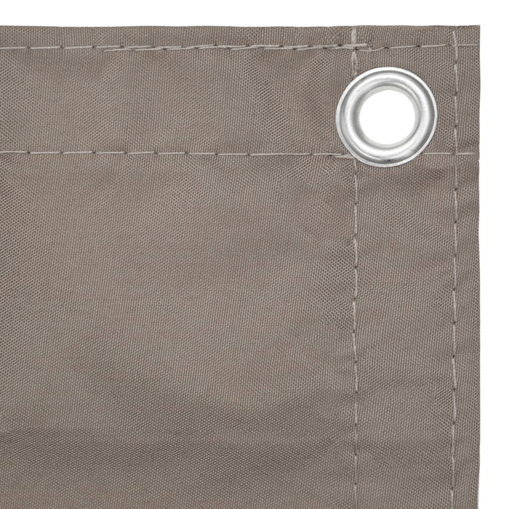 Vidaxl balkongskjerm 90x300 cm Oxford Fabric taupe