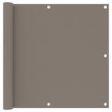 Vidaxl Balcony screen 90x500 cm Oxford fabric taupe