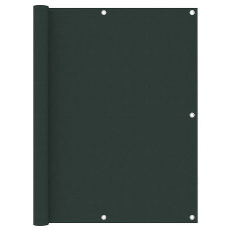 Écran de balcon Vidaxl 120x300 cm Oxford tissu vert foncé