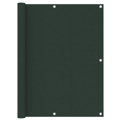 Écran de balcon Vidaxl 120x400 cm Oxford tissu vert foncé