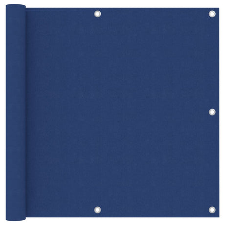 Écran de balcon Vidaxl 90x300 cm Oxford tissu bleu