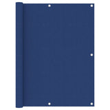 Écran de balcon Vidaxl 120x600 cm Oxford tissu bleu