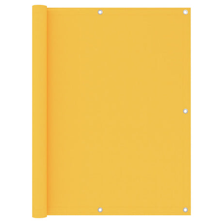 Écran de balcon Vidaxl 120x300 cm Oxford Fabric jaune