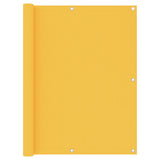Écran de balcon Vidaxl 120x300 cm Oxford Fabric jaune