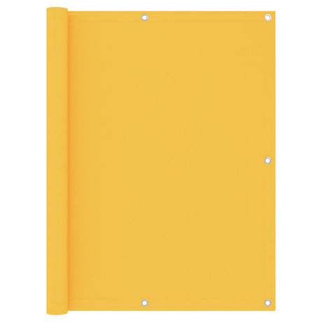 Écran de balcon Vidaxl 120x300 cm Oxford Fabric jaune