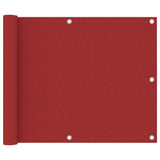 Vidaxx paravent de balcon 75x400 cm tissu oxford rouge