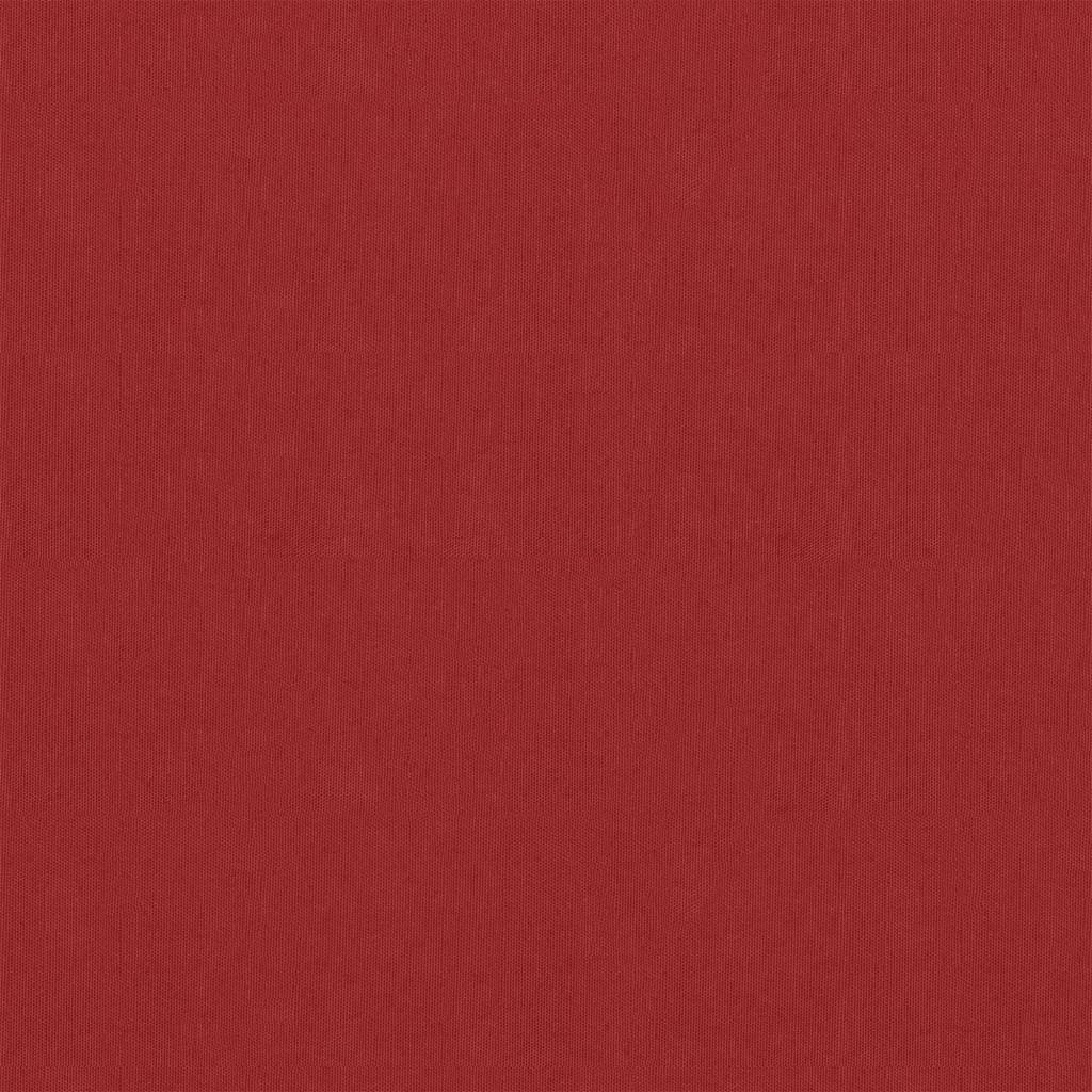 Écran de balcon Vidaxl 75x500 cm Oxford Fabric Red