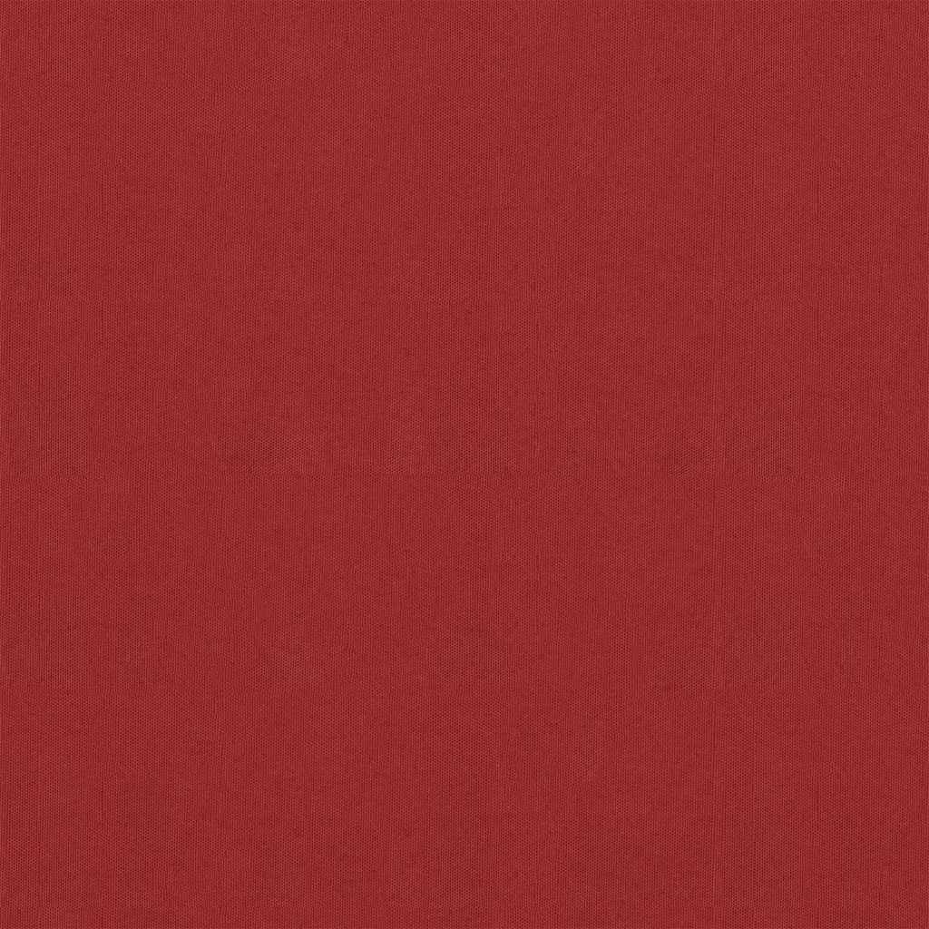 Écran de balcon Vidaxl 90x500 cm Oxford Fabric Red