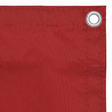 Vidaxl balkonscherm 90x600 cm oxford stof rood