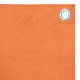 Écran de balcon Vidaxl 75x300 cm Oxford Fabric Orange