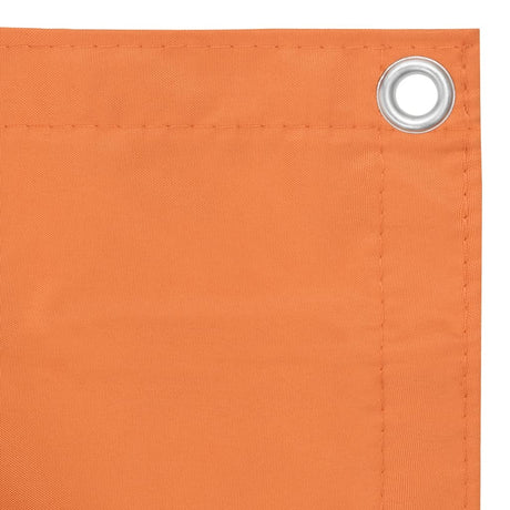Écran de balcon Vidaxl 75x500 cm Oxford Fabric Orange