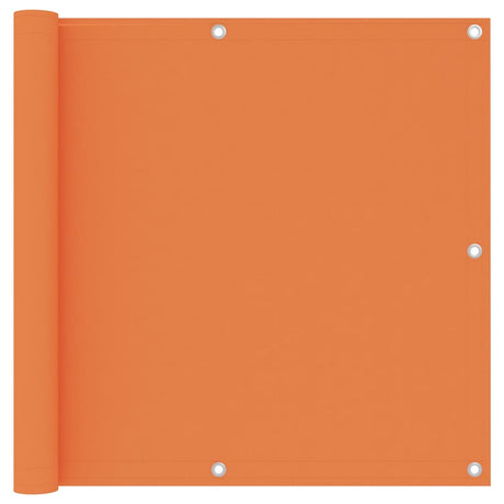 Écran de balcon Vidaxl 90x400 cm Oxford Fabric Orange