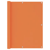 Écran de balcon Vidaxl 120x300 cm Oxford Fabric Orange