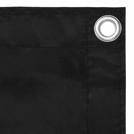 Écran de balcon Vidaxl 90x300 cm Oxford tissu noir