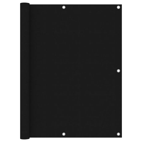 Écran de balcon Vidaxl 120x300 cm Oxford tissu noir