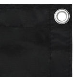 Écran de balcon Vidaxl 120x300 cm Oxford tissu noir